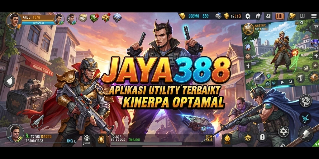 Tampilan utama JAYA388 dengan fitur pengelolaan Utility yang lengkap.