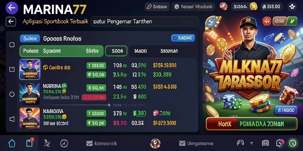 Tampilan gameplay menarik dari MARINA77 untuk taruhan olahraga.