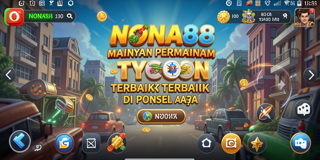 Screenshot utama NONA88 menunjukkan gameplay seru dan dinamis.