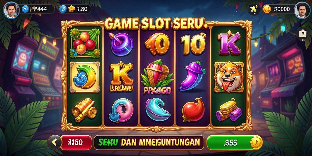 Tampilan utama PP444 menunjukkan aksi permainan Slot yang seru.